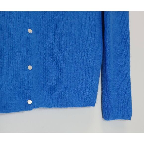 Sezane womens medium sweater kid mohair baby alpaca ocean sky blue - Picture 2 of 9